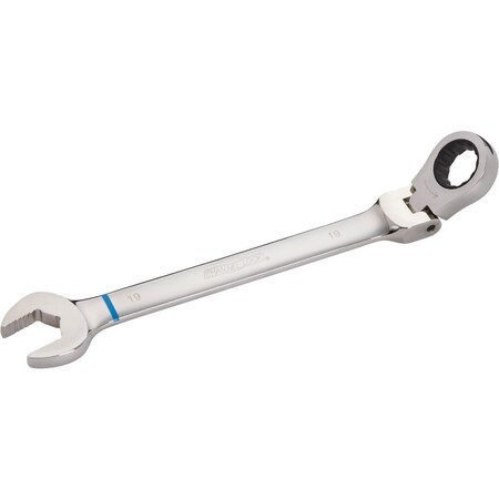 Channellock Metric 19 mm 12-Point Ratcheting Flex-Head Wrench 321613